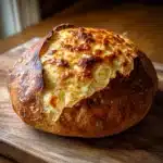 Cheese Sourdough Bread Guide: 5-Star Flavor, Easy Method, Perfect Crust 6 cheese sourdough bread loaf with golden crust and cheese swirls