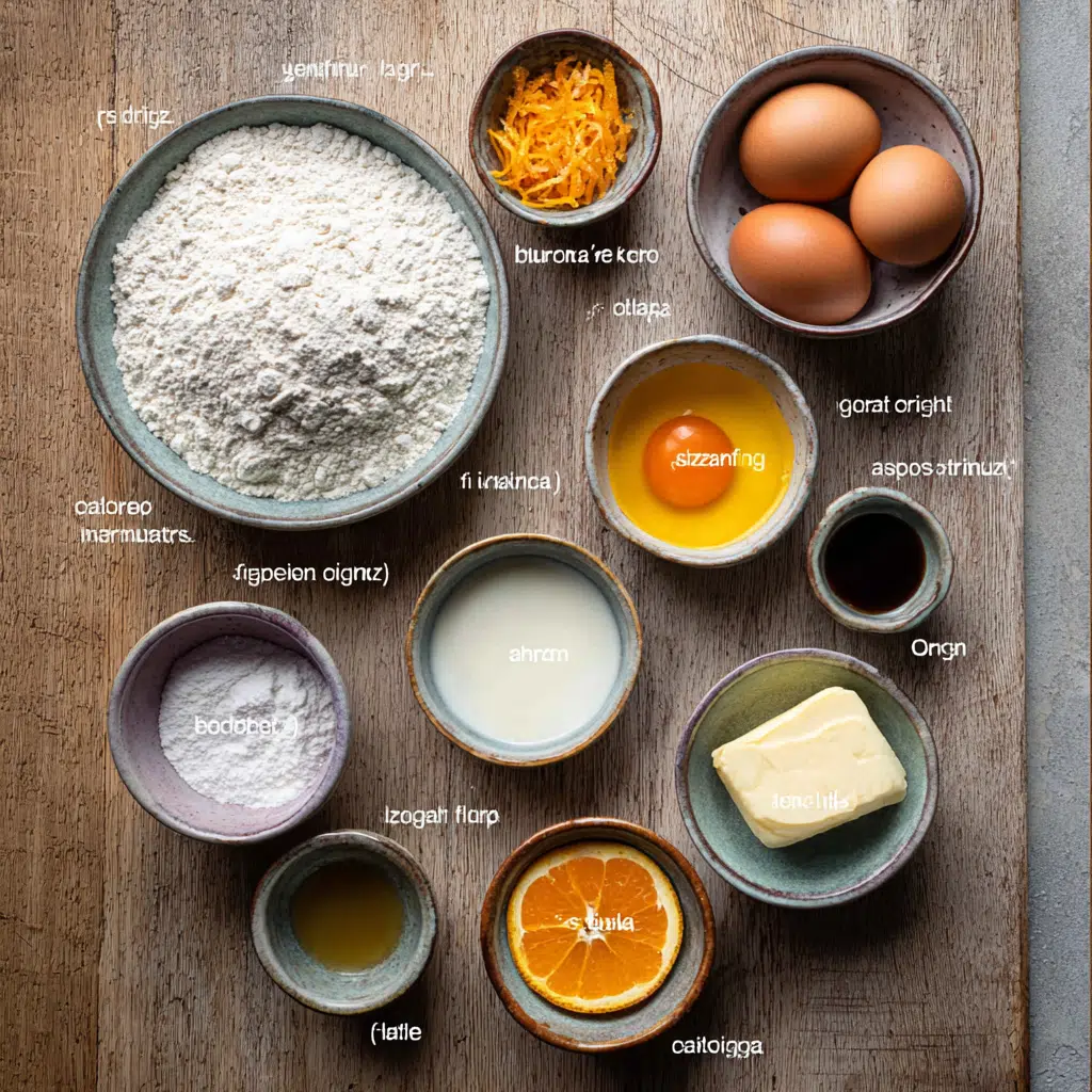Italian Easter Bread – 5-Step Stunning Recipe With Meaning 7 Italian Easter Bread ingredients laid out