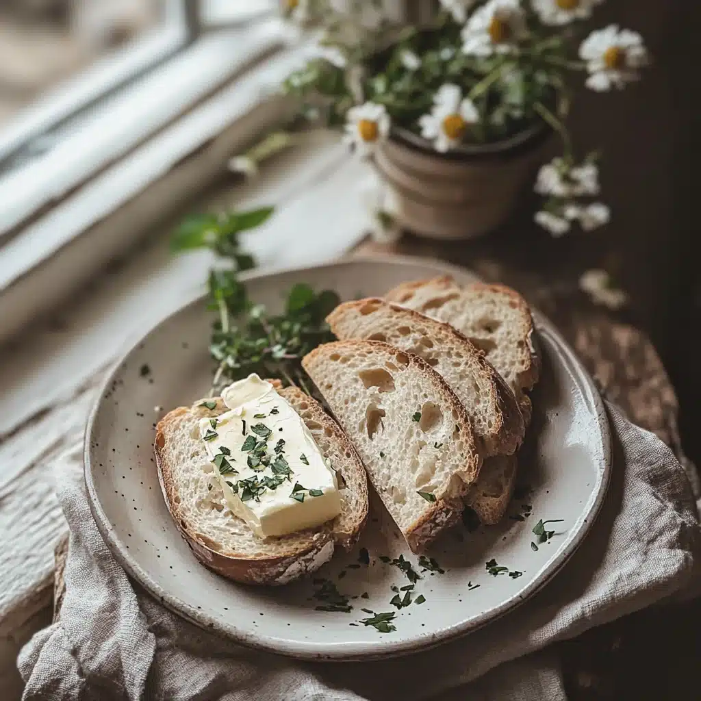 Sourdough Discard Recipes – 7 Easy, Flavorful Ideas You’ll Crave 9 serving sourdough discard bread with butter and herbs
