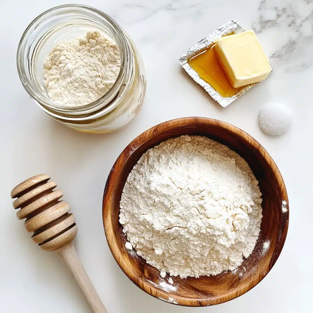Sourdough Discard Recipes – 7 Easy, Flavorful Ideas You’ll Crave 7 ingredients for sourdough discard bread on counter