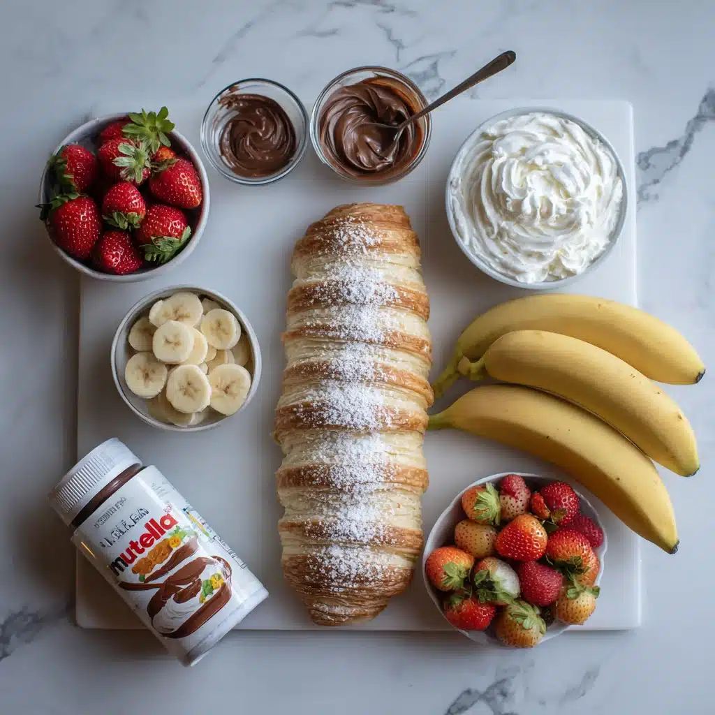 Easy Croffle Recipe , 5 Sweet Ideas You’ll Love 7 croffle ingredients counter.jpg