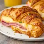 Ham and Cheese Croissant Calories , Revealed: 4 Shocking Truths 8 Ham and cheese croissant calories on breakfast plate