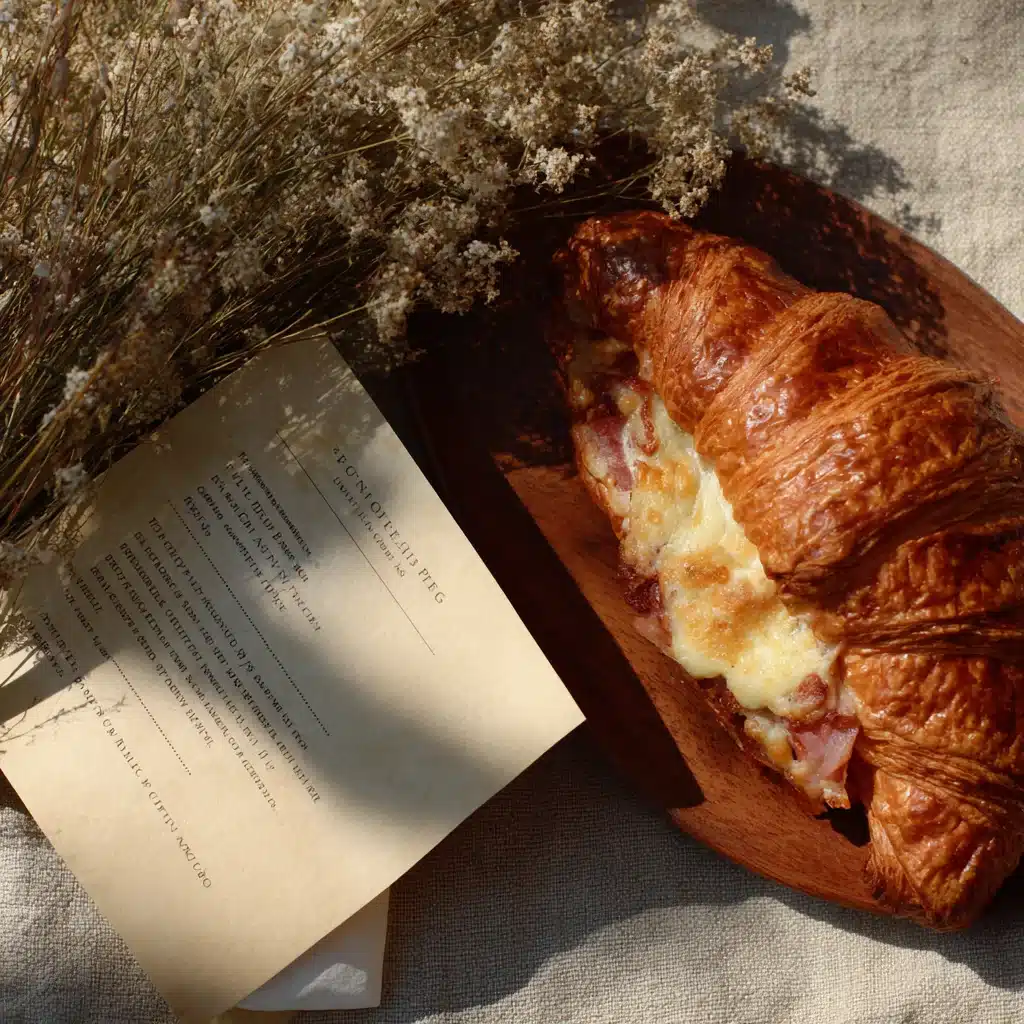 Ham and Cheese Croissant Calories , Revealed: 4 Shocking Truths 9 Ham and cheese croissant recipe card display