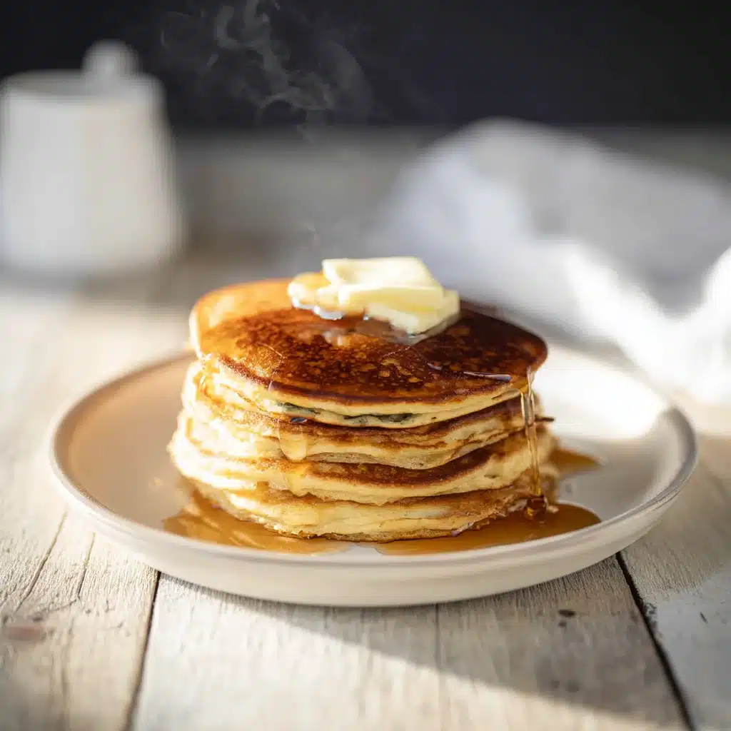 Sourdough Discard Pancakes Easy 5-Min Gourmet Win 5 stack of fluffy sourdough discard pancakes