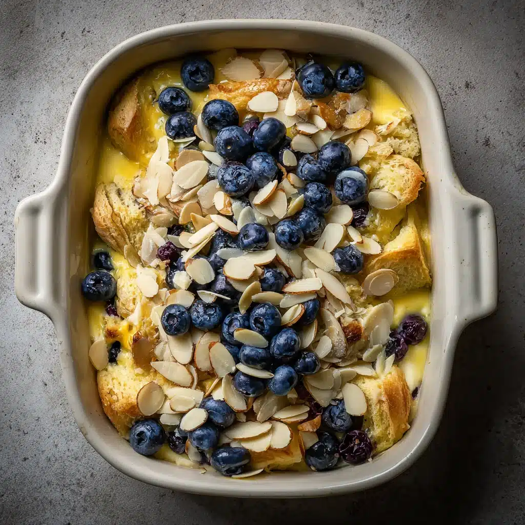 1 Best Almond Croissant Hannaford Bake , Irresistible Flavor 8 unbaked blueberry almond croissant casserole ready for oven