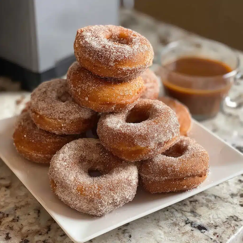 Warm Apple Cider Donuts with Cinnamon Sugar (Easy Baked Recipe) 1 0 2 8