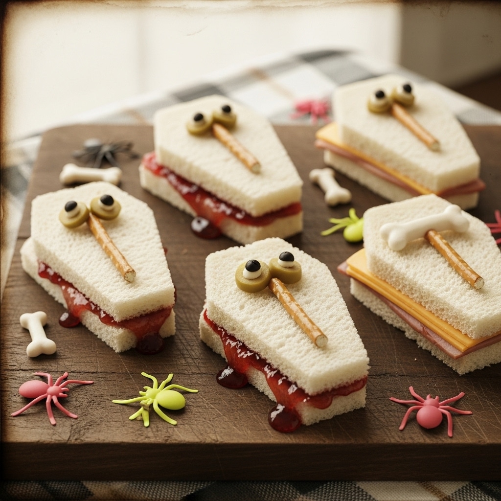 DIY Coffin Sandwiches Kids Will Love to Munch On 1 Whisk 19e8da8375