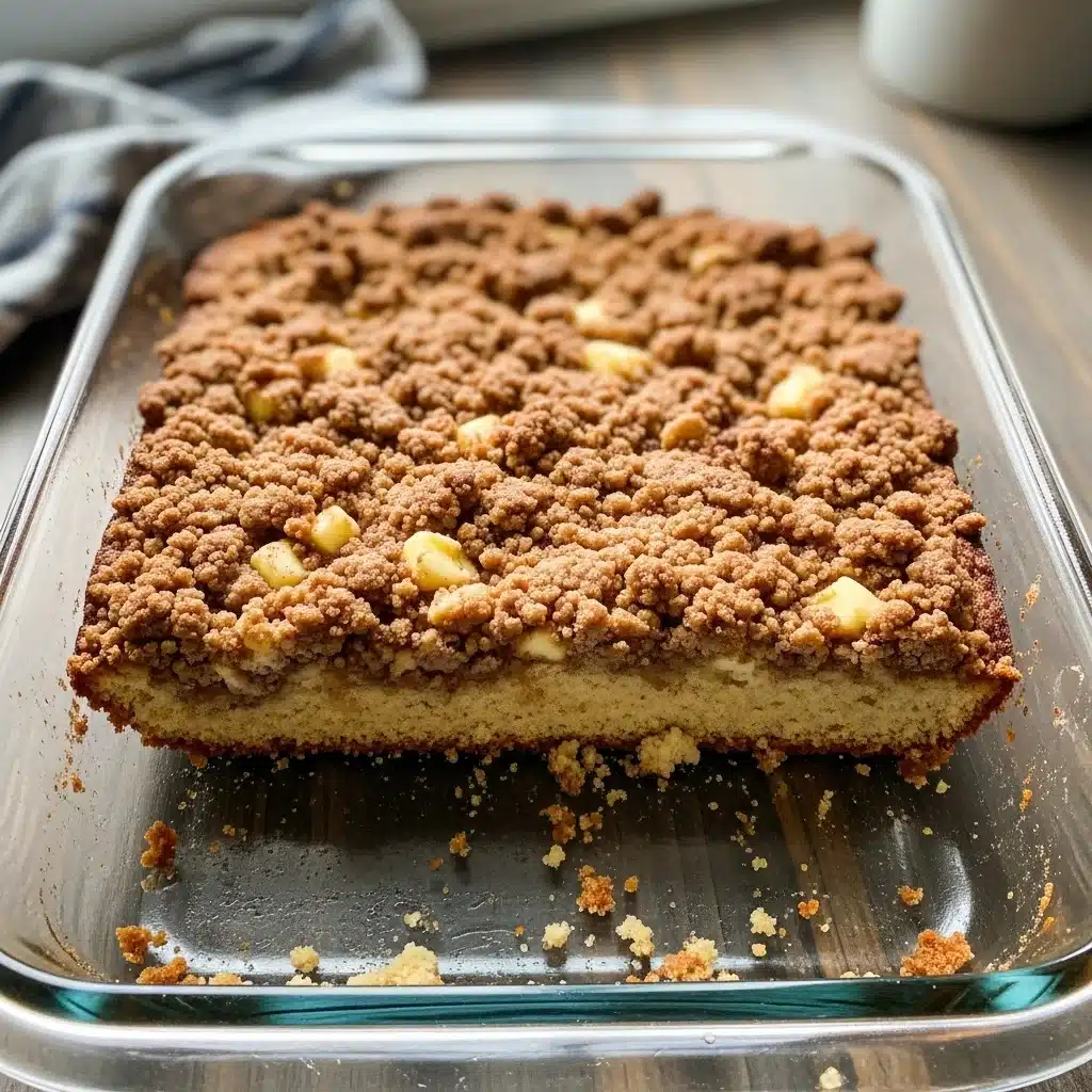 Sourdough Discard Coffee Cake , 5-Star Moist Recipe You’ll Love 9 Full cake in 9x13 baking dish