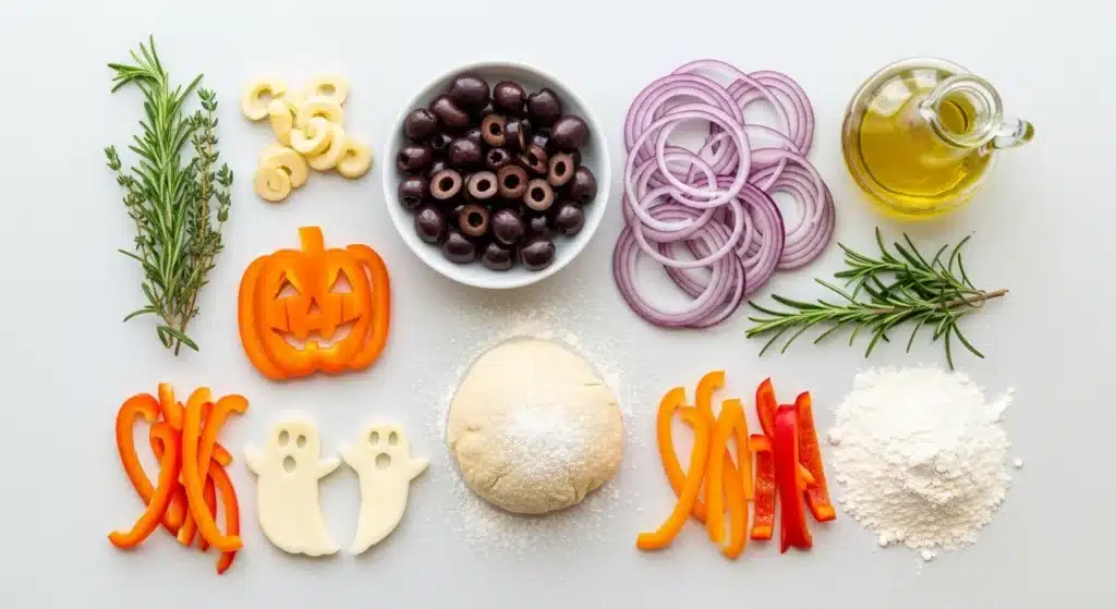 Halloween Focaccia Art , 5 Spooky Ideas You’ll Love 8 Ingredients for Halloween focaccia art recipe
