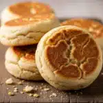Sourdough English Muffin Recipe , 5 Secrets to Irresistible Flavor 7 Sourdough English muffin recipe golden muffins close up