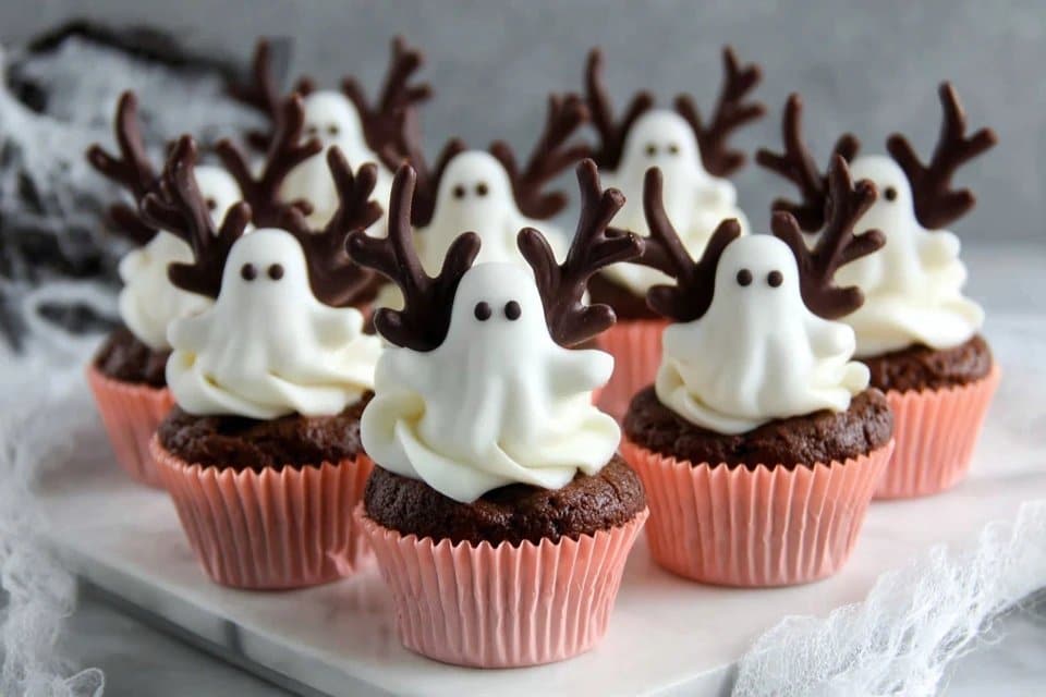 Easy Halloween Monster Cupcakes with Candy Eyes in 6 Simple Steps
