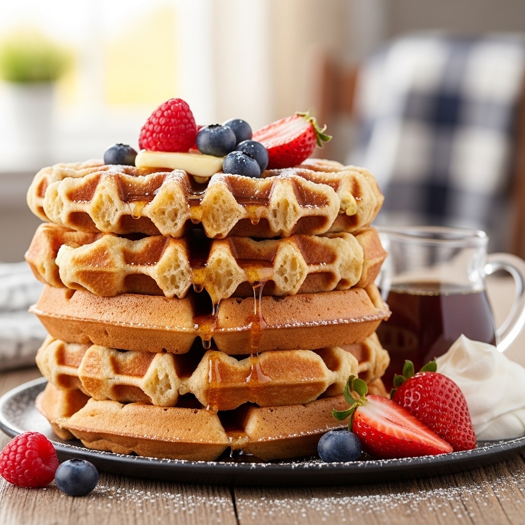 Sourdough Waffles