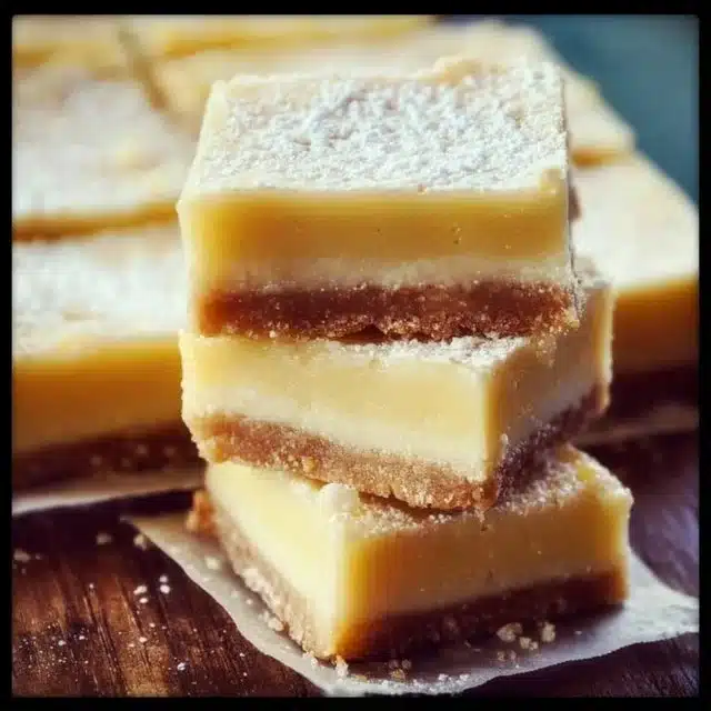 Creamy Lemon Squares: 1 Irresistible Dessert That Brightens Any Day 1 Delicious creamy lemon squares with a buttery crust and vibrant lemon topping