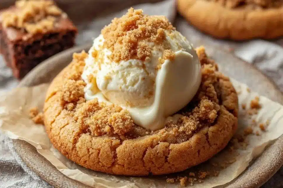 Easy Apple Pie Cookies – 5 Irresistible Fall Treats You’ll Love 4 Delicious easy apple pie cookies on a plate, perfect for dessert lovers.