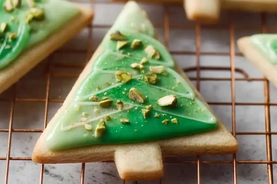 Colorful tie-dye sugar cookies decorated for Saint Patrick's Day celebration
