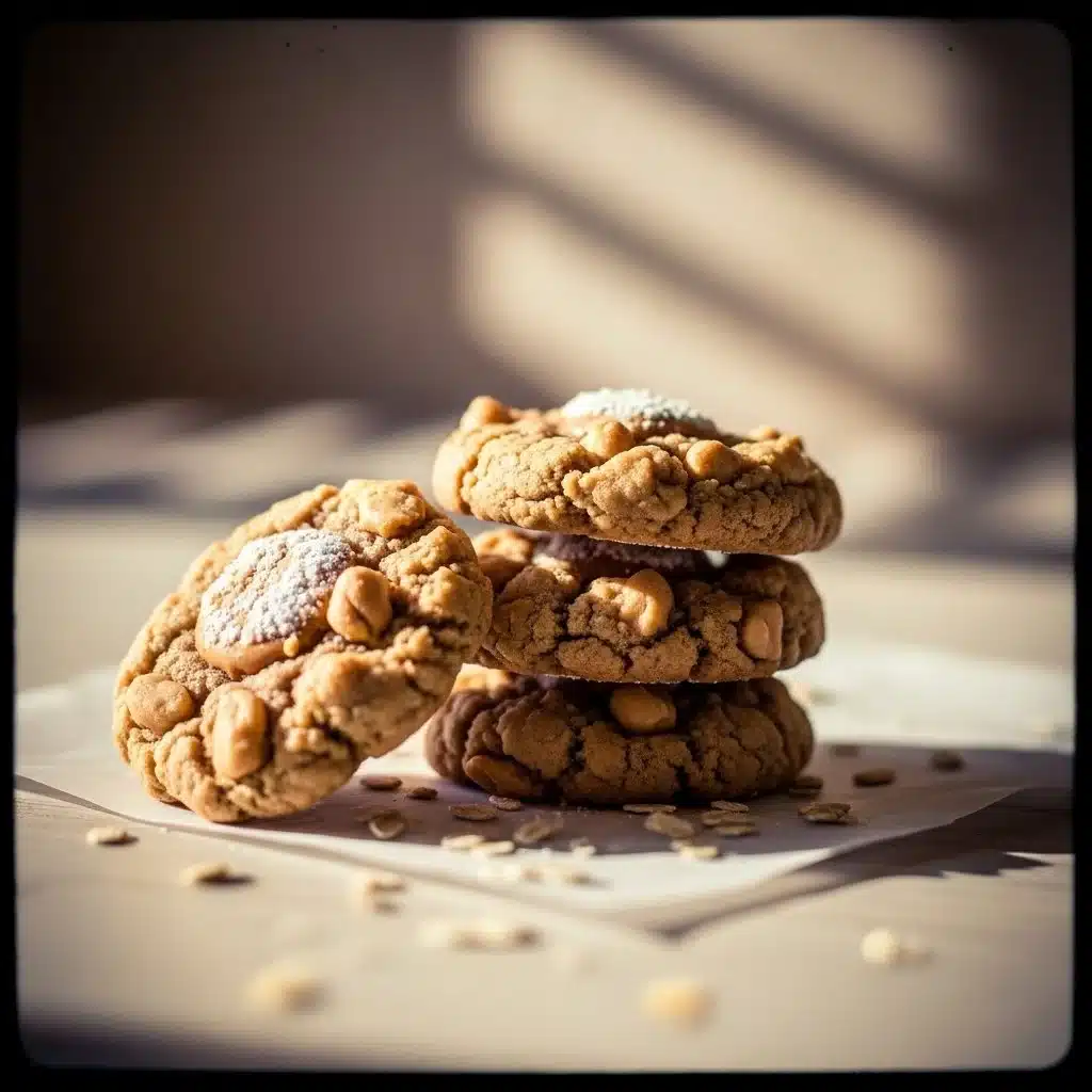 Healthy Peanut Butter Greek Yogurt Cookies on a plate
