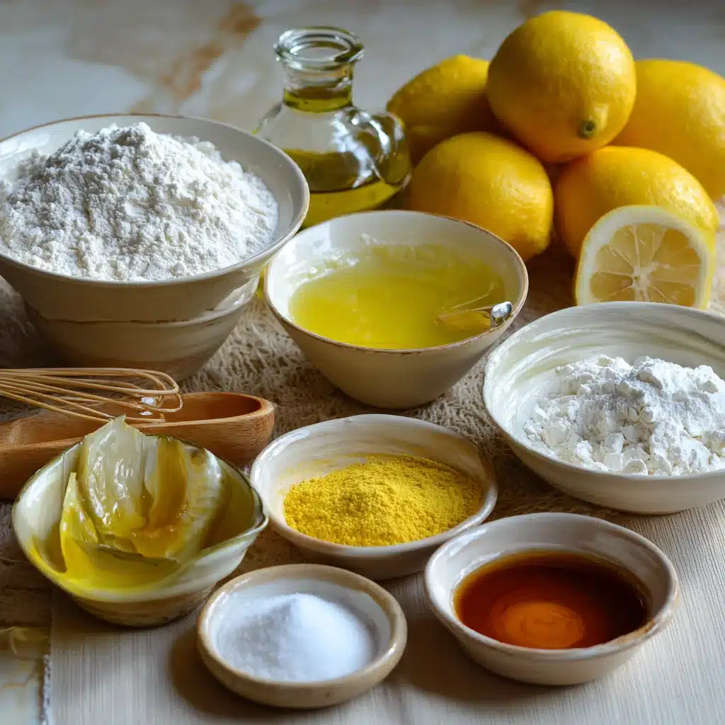 Lemon Cake to Die For , 1 Irresistible Recipe That Brings Sunshine 2 Ingredients for Lemon Cake to Die For including fresh lemons, flour, sugar, and butter