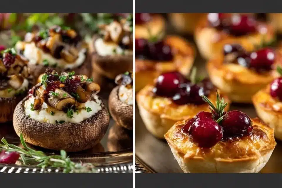 Make Ahead Fall Appetizers For A Crowd: Easy and Delicious Creations 2 A variety of colorful fall appetizers arranged beautifully for a crowd.