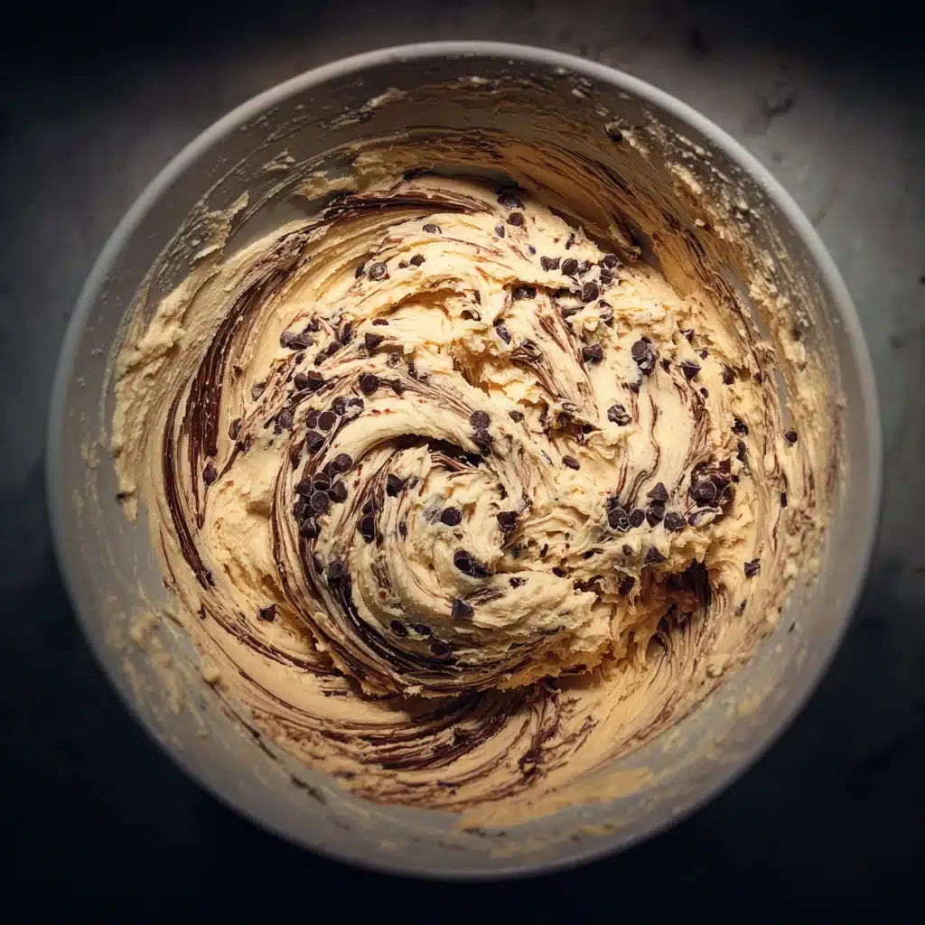 Marble Chocolate Chip Cookies , 3 Irresistible Reasons to Bake Today 8 Marbled cookie dough in mixing bowl