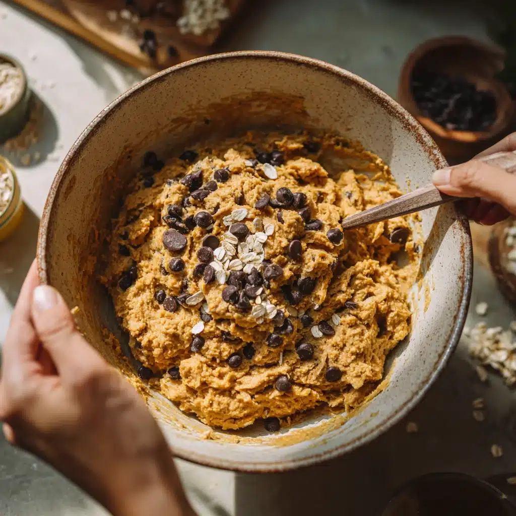 Maple Pumpkin Cookies: 5 Simple Steps for Delicious Treats 8 Mixing maple pumpkin cookie dough in a bowl