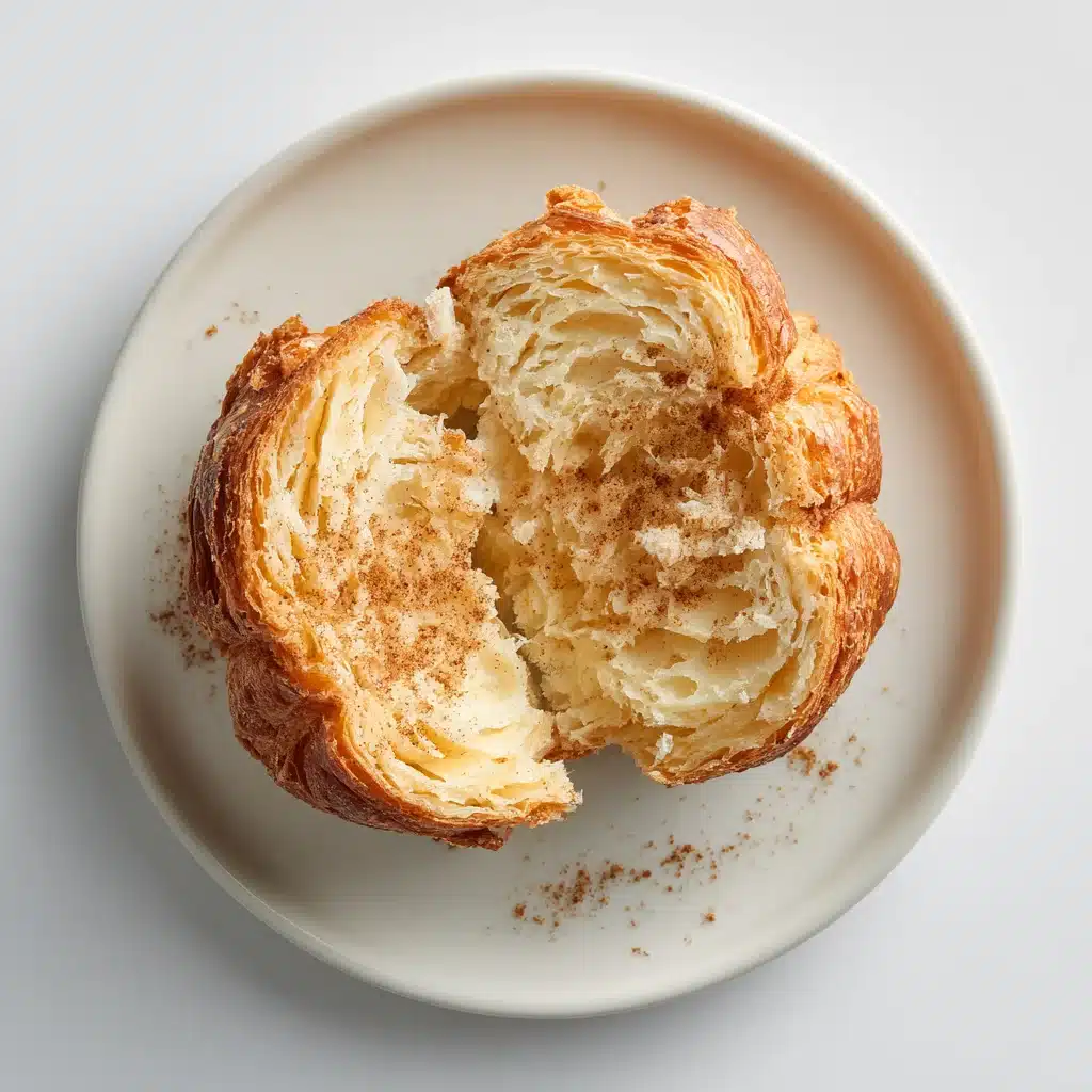Quick Cinnamon Sugar Cruffins – 5-Step Stunning Recipe 7 Sliced cinnamon cruffin showing flaky layers