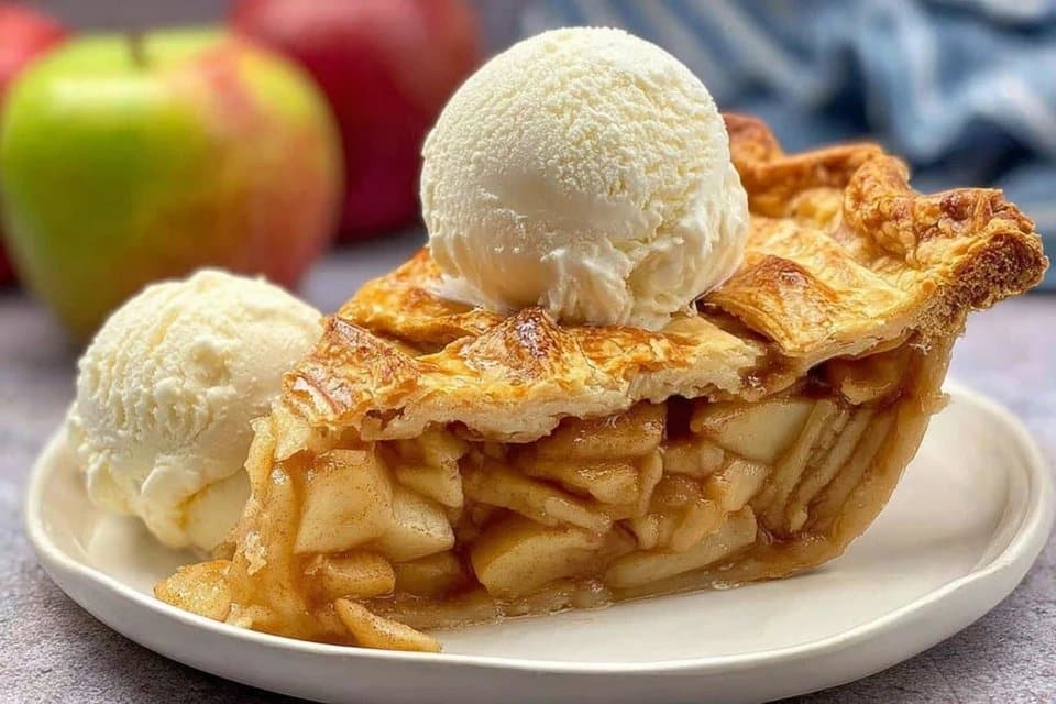 5 Step Classic Homemade Apple Pie with Spiced Brown Sugar Filling