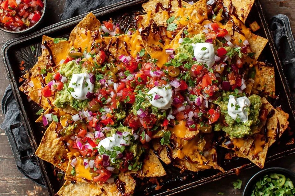 The Best Indian Cheesy Nachos Chaat Recipe You'll Crave Again and Again 4 Indian Cheesy Nachos Chaat