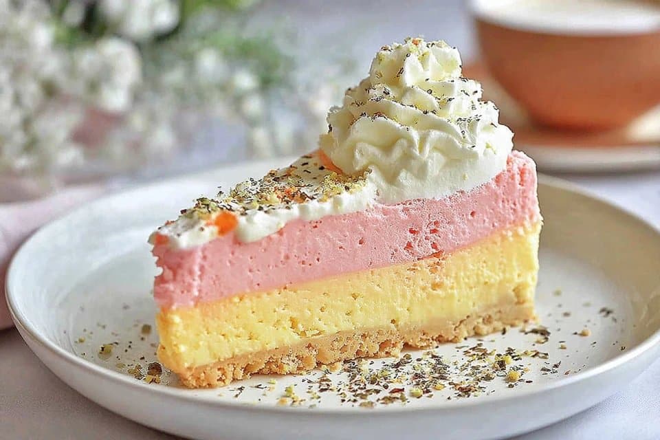 7 Irresistible Reasons to Make This Layered Strawberry Mango Cheesecake