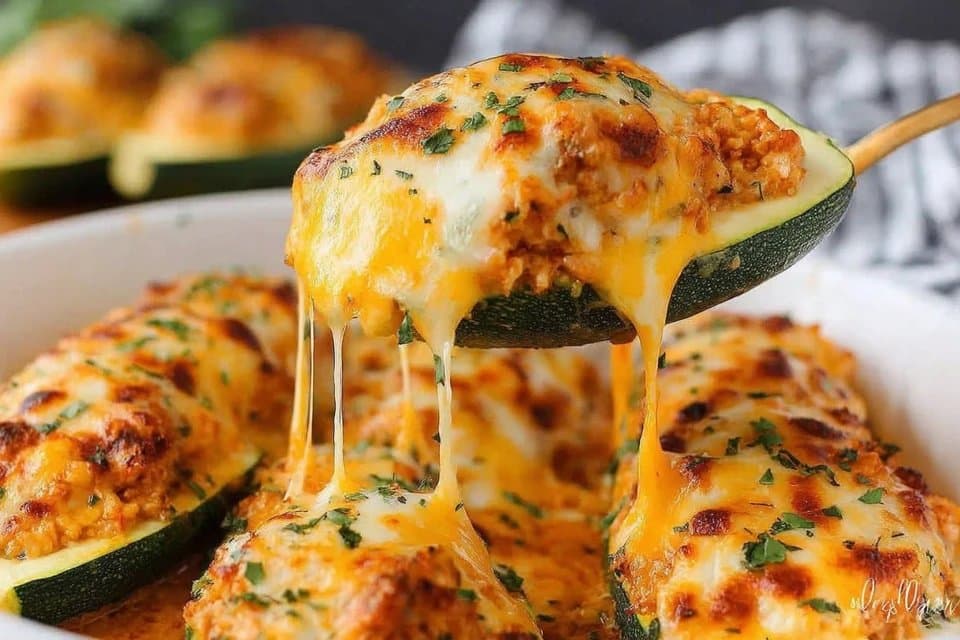 Cheesy Stuffed Acorn Squash with Ground Chicken 5 Cheesy Stuffed Acorn Squash with Ground Chicken 1