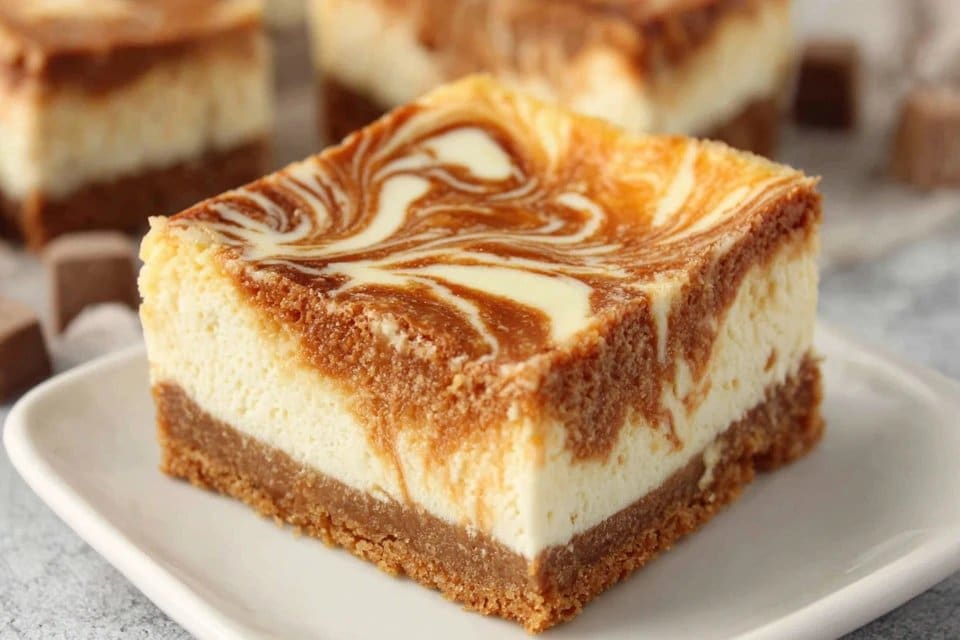Creamy Pumpkin Cheesecake Bars with Graham Cracker Crust 2 Creamy Pumpkin Cheesecake Bars with Graham Cracker Crust