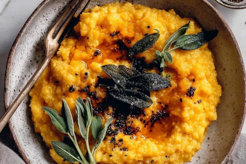 Creamy Pumpkin Polenta