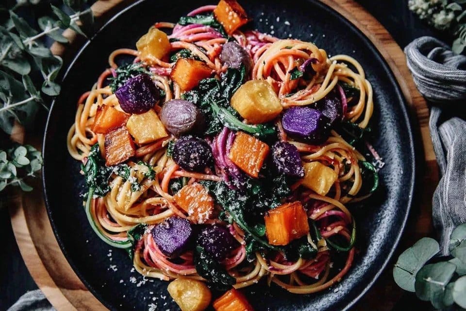 Creepy Cute Halloween Pasta Salad
