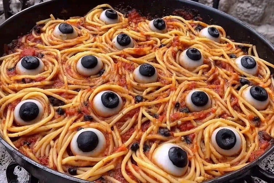 Creepy Spaghetti Eyeballs The Ultimate Halloween Feast