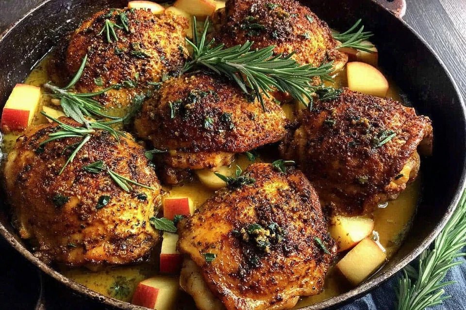 Easy Apple Cider Glazed Chicken Thighs for Fall Dinner 5 Easy Apple Cider Glazed Chicken Thighs