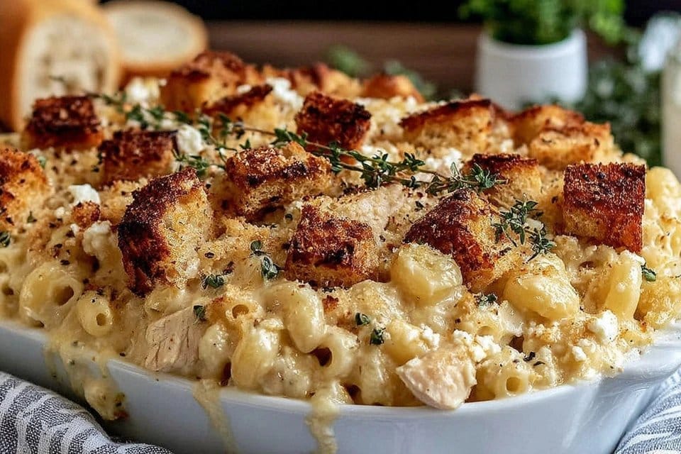 Easy Chicken Stuffing Casserole A Comforting Family Delight