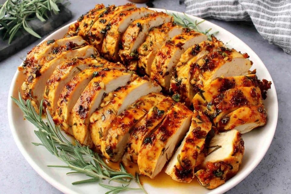 Easy Herb Butter Roast Turkey Breast 2 Easy Herb Butter Roast Turkey Breast