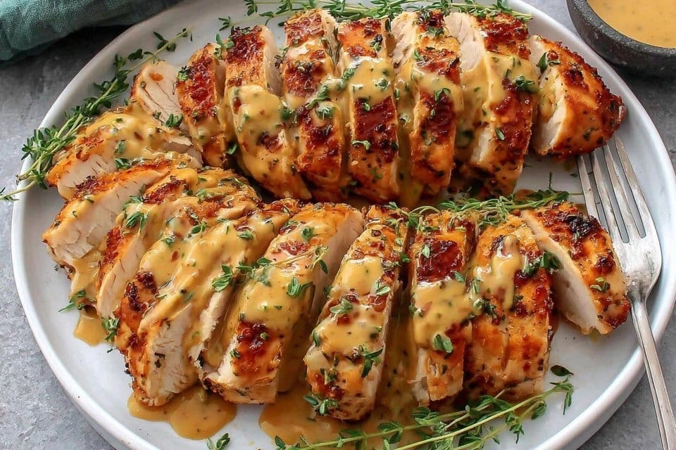 Easy Roasted Chicken with Garlic and Herbs