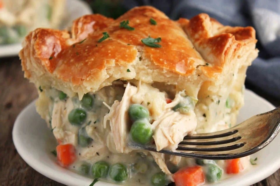 Easy Rotisserie Chicken Pot Pie with Frozen Vegetables A Comforting Recipe