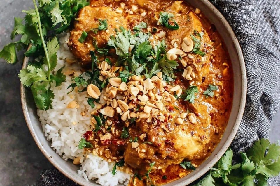 Easy Slow Cooker Peanut Chicken 2 Easy Slow Cooker Peanut Chicken
