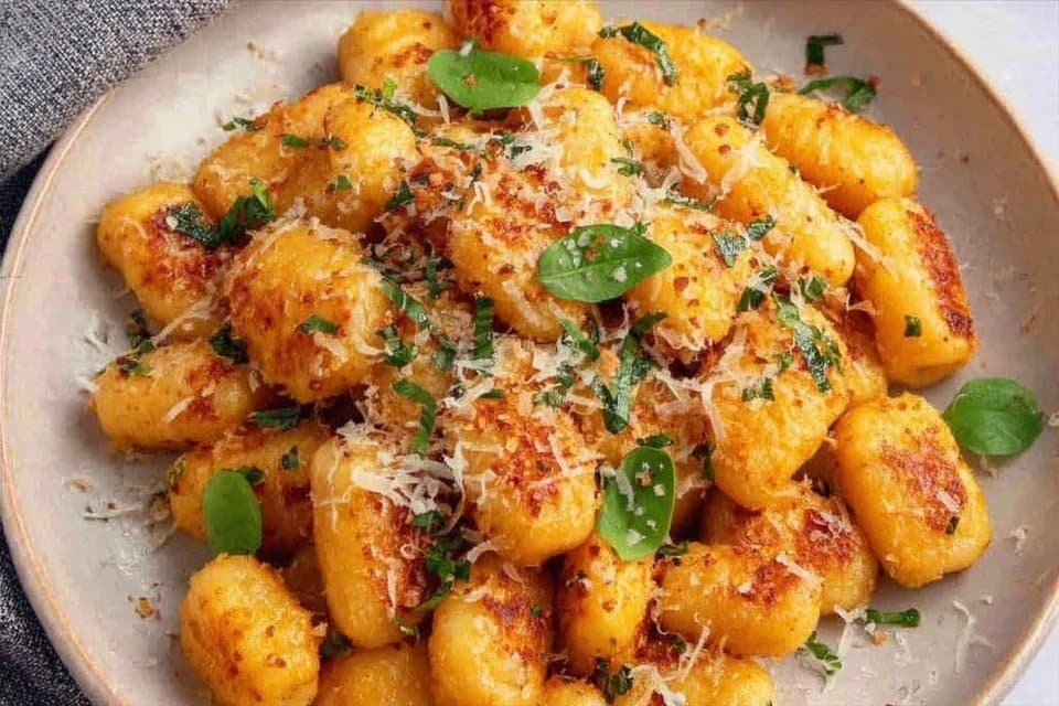 Homemade Butternut Squash Gnocchi with Sage Brown Butter Sauce