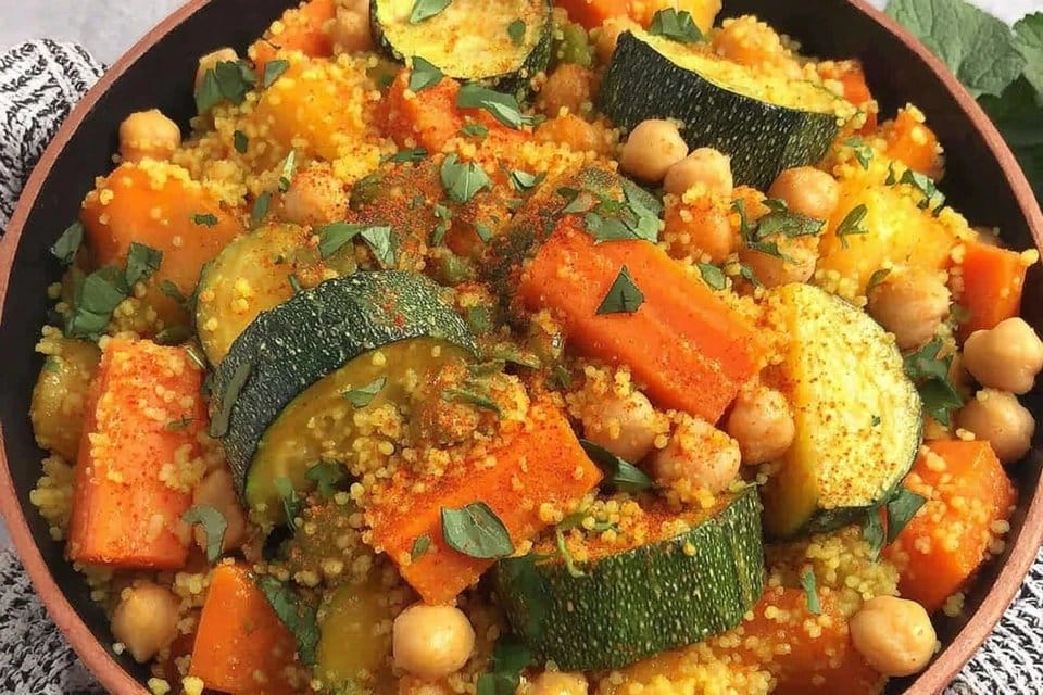 One Pot Moroccan Chicken Couscous