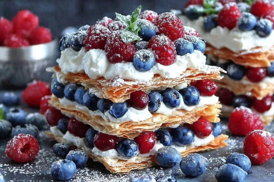 Red White Blue Mini Pastries The Ultimate Summer Treat