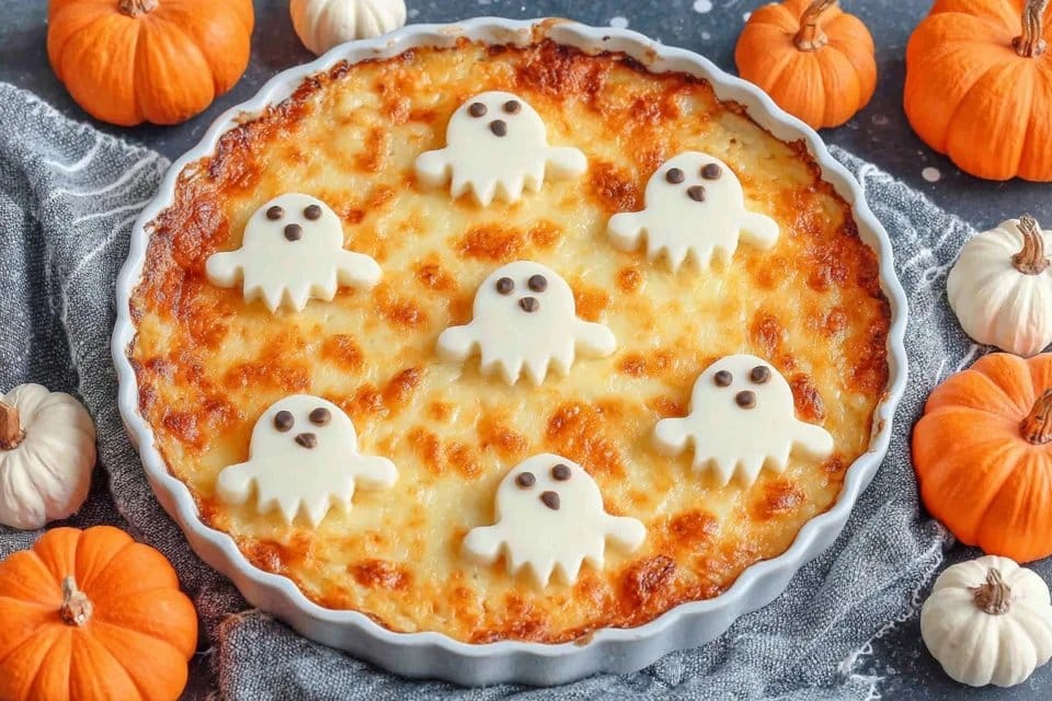 Spooky Buffalo Chicken Dip