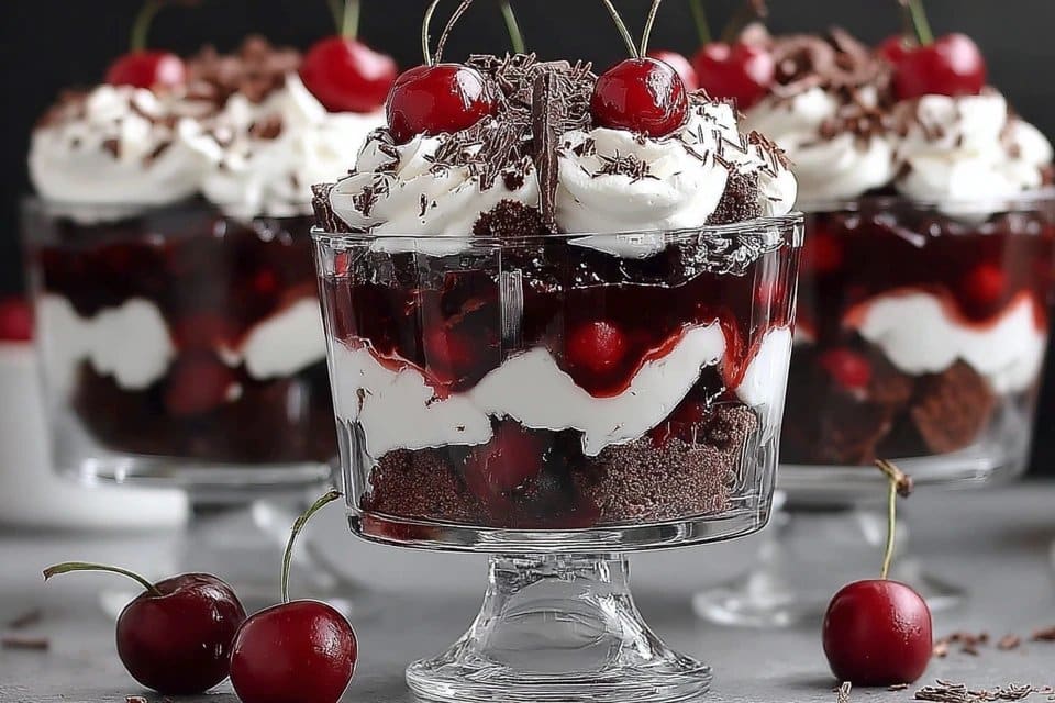 The Best Easy Black Forest Trifle Youll Ever Make