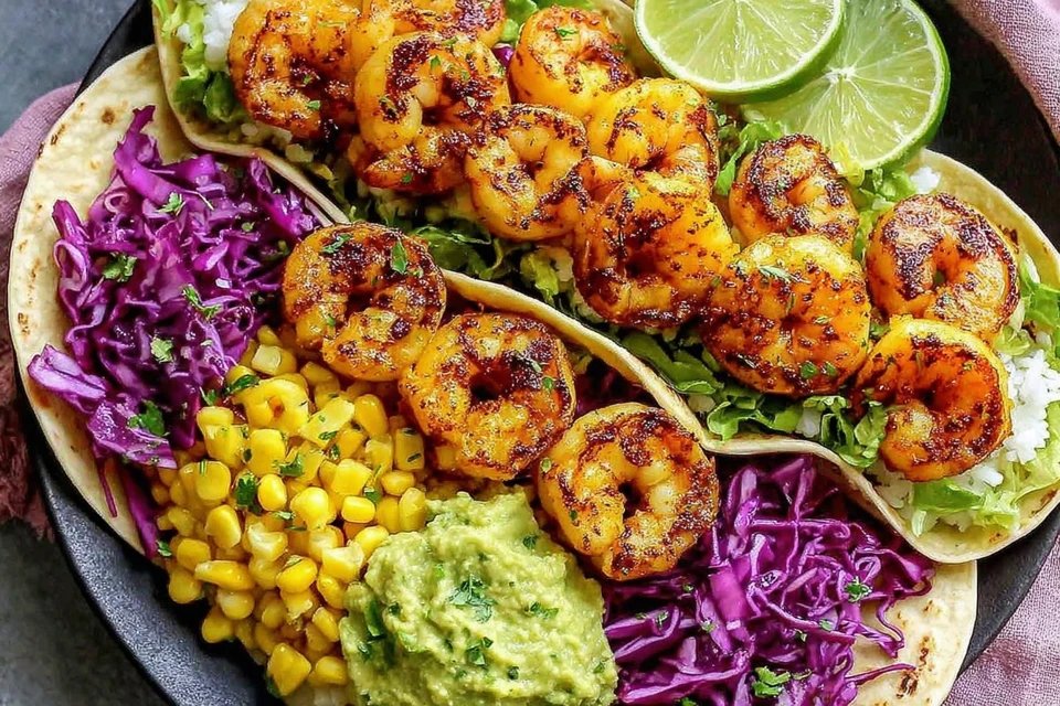 Ultimate Hawaiian Shrimp Taco Bowl Recipe Youll Love