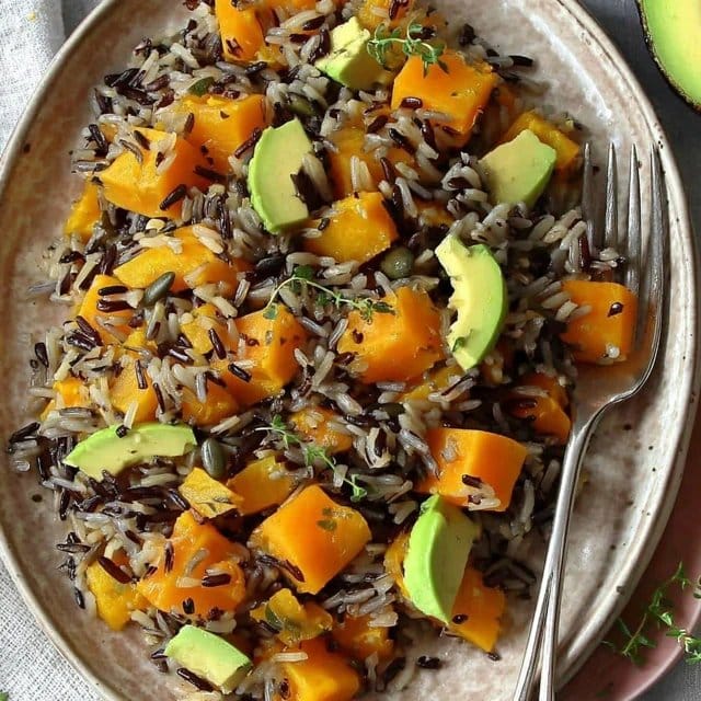 Wild Rice Sweet Potato Saute