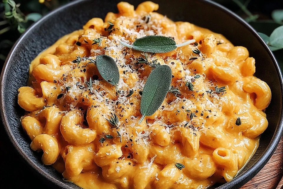 Creamy Parmesan Pumpkin Pasta