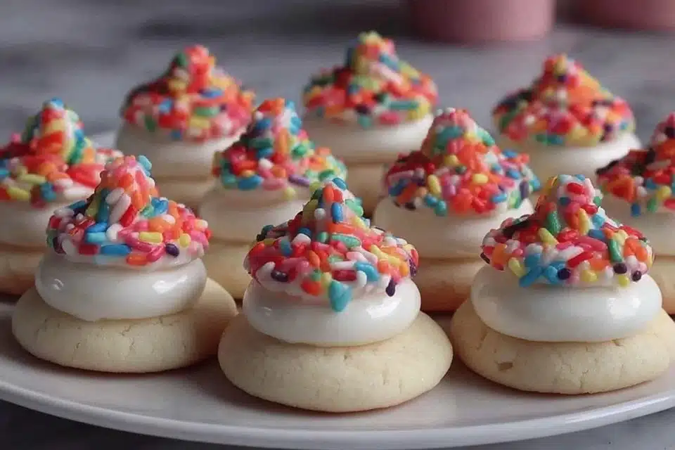 Colorful Cinco de Mayo hat cookies decorated for the celebration