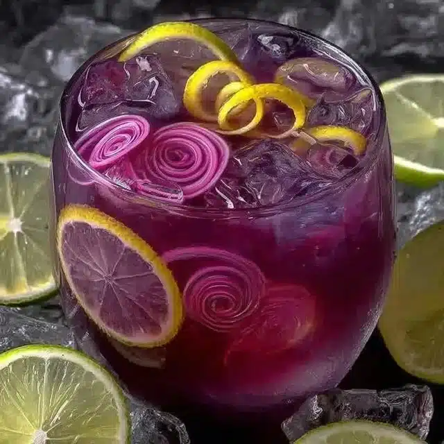 Spooky Witch’s Potion Punch served in a cauldron with spooky decorations