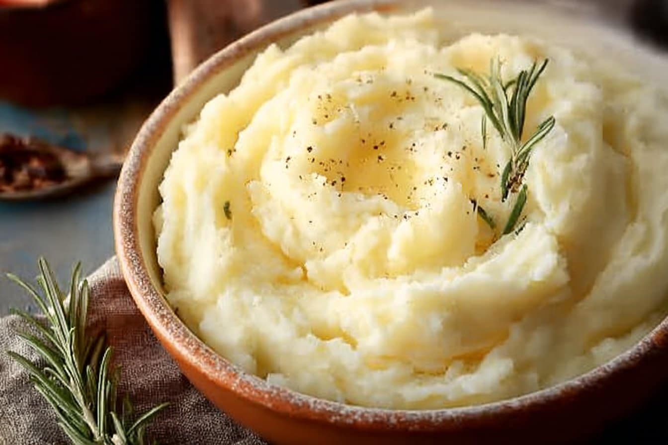 Creamy Rosemary Garlic Mashed Potatoes